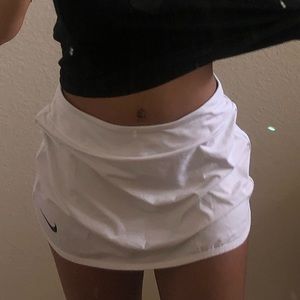 Nike White Tennis Skort